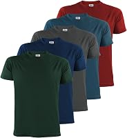 ALPIDEX T-Shirts Heren S-5XL Multipack 5 Basic Ronde Hals 100% Katoen - outlet/retourdeal