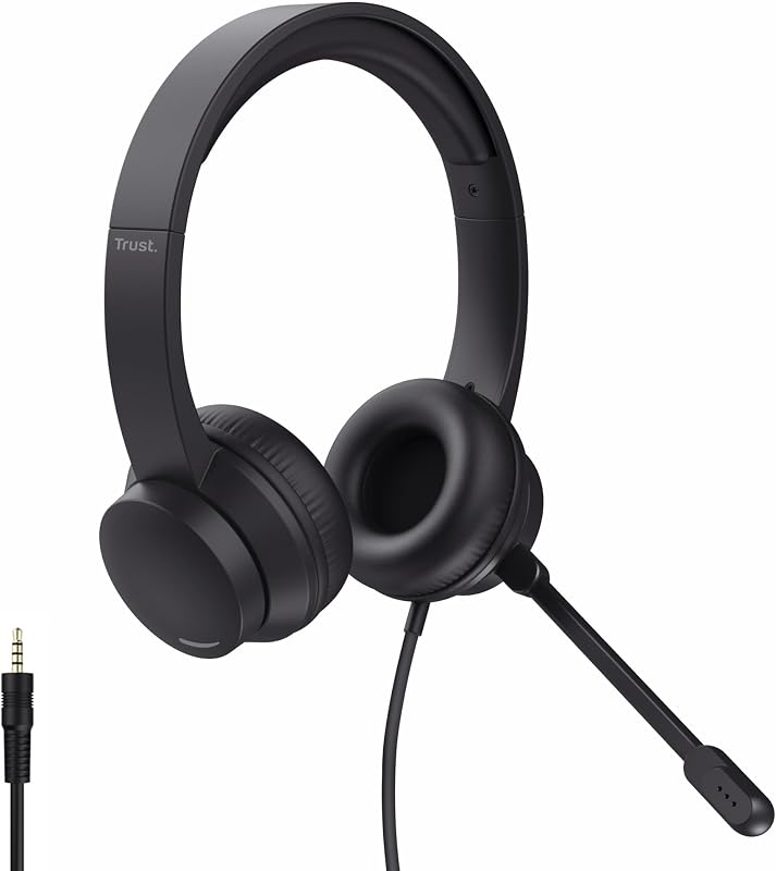 Trust Roha II On-Ear Headset 3.5mm met Microfoon - outlet/retourdeal