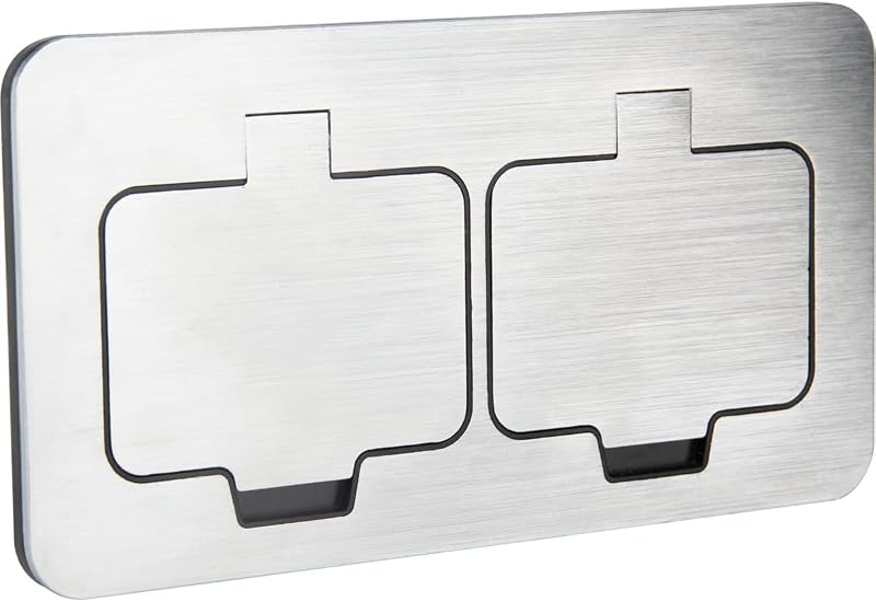 Protec Dubbel vloerstopcontact - outlet/retourdeal