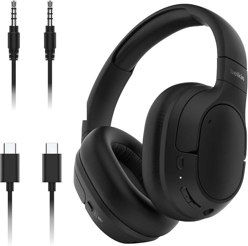 Belkin SoundForm Isolate draadloze koptelefoon met hybride actieve - outlet/retourdeal