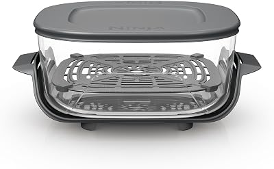 Ninja CRISPi 3 8 l TempWare glazen container met deksel - outlet/retourdeal