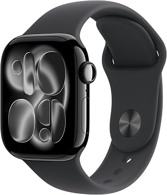 Apple Watch Series 11 GPS 42 mm Smartwatch met kast van gitzwart - tweedehands - als nieuw — outlet/retourdeal