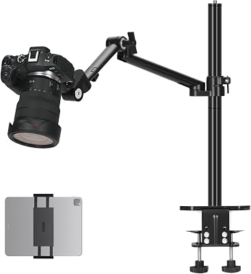 TARION Camerarm Bureaumontage: Heavy Duty DSLR Desktop Mount Camera - outlet/retourdeal