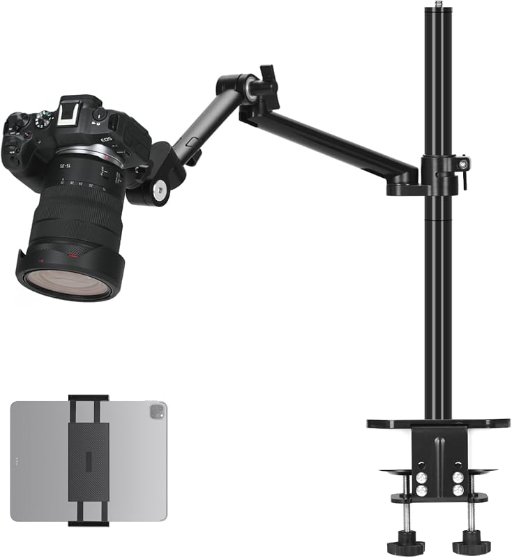 TARION Camerarm Bureaumontage: Heavy Duty DSLR Desktop Mount Camera - outlet/retourdeal