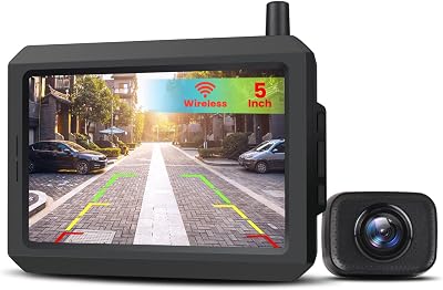 AUTO-VOX W7 Draadloze Digitale Achteruitrijcameraset Met 5 Inch (12 - outlet/retourdeal