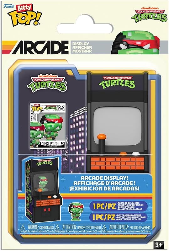 Funko bitty arcade: teenage mutant ninja turtles - outlet/retourdeal