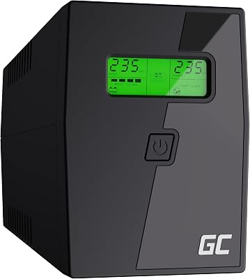 Green Cell RTII UPS Rack Online 600VA/360W 230V met LCD-Scherm - outlet/retourdeal