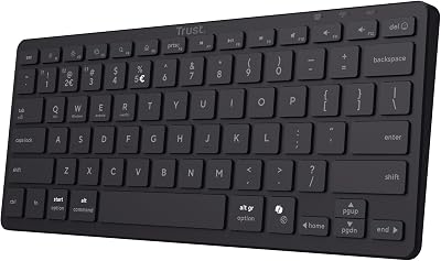 Trust Nado II Dradloos Toetsenbord Bluetooth QWERTY US Layout - outlet/retourdeal