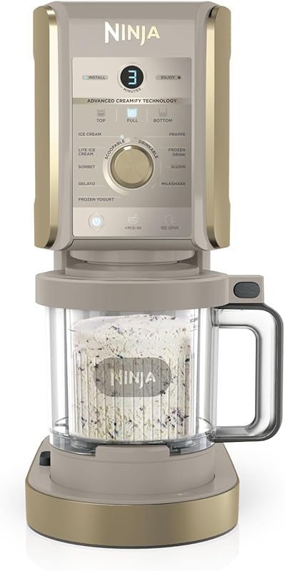 Ninja CREAMi Deluxe ijsmachine en bevroren dessertmaker met 2 - outlet/retourdeal