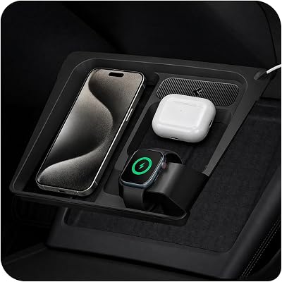 Spigen Tesla Model 3 2024 Highland 3 in 1 Draadloos opladen Hub Mount - outlet/retourdeal