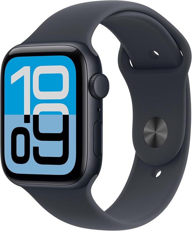 Apple Watch SE 3 GPS 44 mm Smartwatch met kast van middernacht - outlet/retourdeal