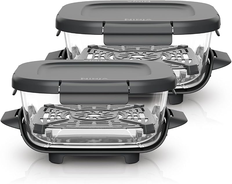 Ninja CRISPi 1 4 l TempWare glazen containers met - outlet/retourdeal