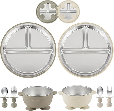 PandaEar Set van 8 babyvoeding - outlet/retourdeal