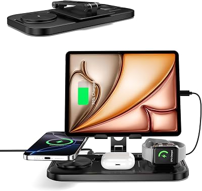 Inductief laadstation Apple Watch en iPhone voor meerdere apparaten - outlet/retourdeal