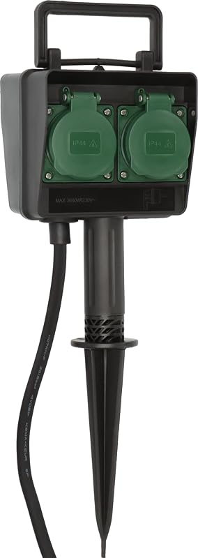 Brennenstuhl Tuincontactdoos / Buitencontactdoos 4-voudig op spies - outlet/retourdeal