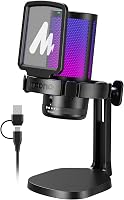 MAONO Gaming RGB condensatormicrofoon met ruisonderdrukking voor - outlet/retourdeal