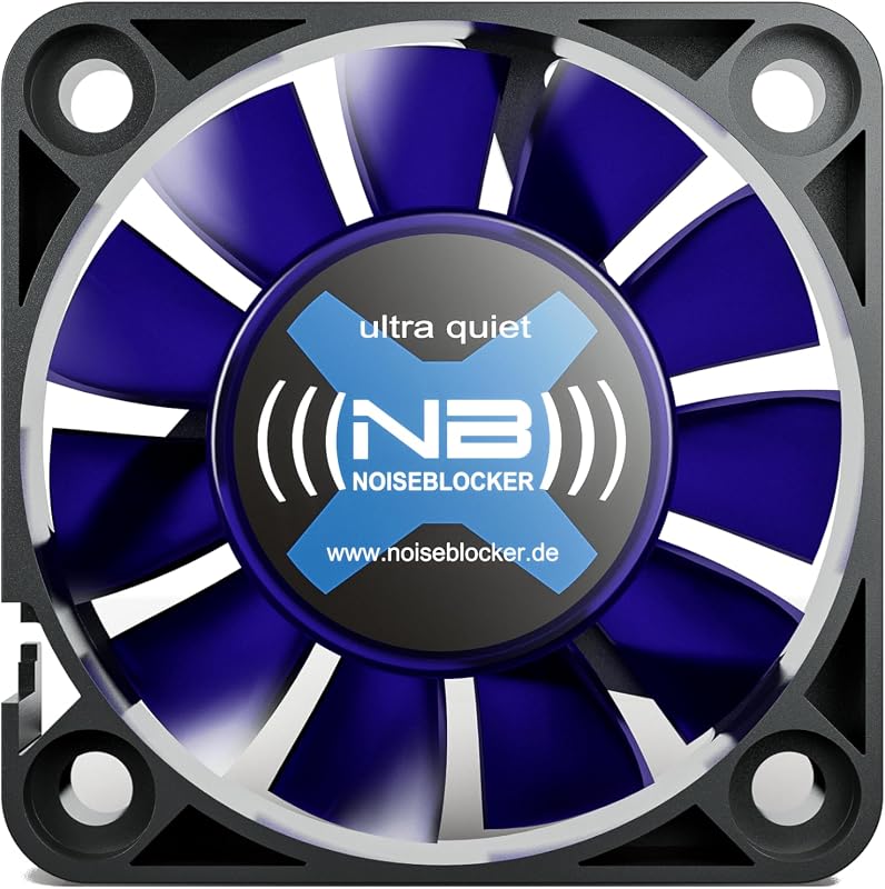 Noiseblocker BlackSilentFan XM2 Computer case Fan 4 cm Black - outlet/retourdeal