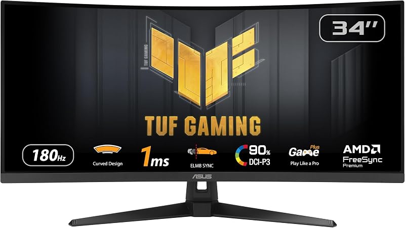 ASUS TUF Gaming VG34VQ3B Gaming Monitor - outlet/retourdeal