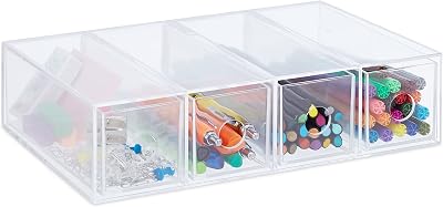 Relaxdays make up organizer kunststof - outlet/retourdeal