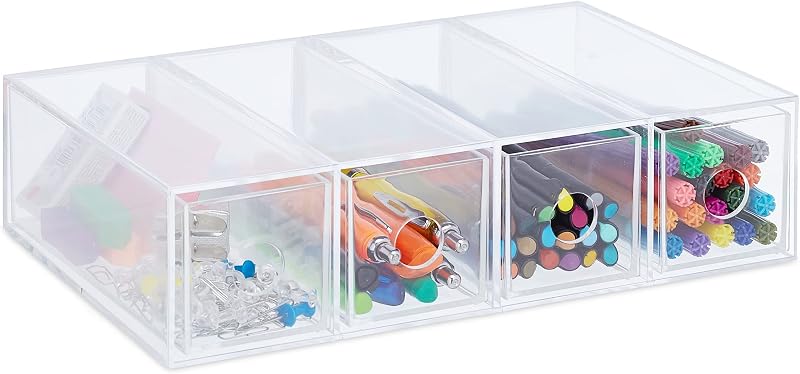 Relaxdays make up organizer kunststof - outlet/retourdeal