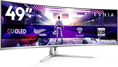 PHILIPS Evnia 49M2C8900L 49 inch DQHD OLED gebogen gamingmonitor - onbeschadigd — outlet/retourdeal