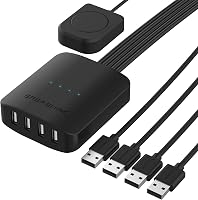 SABRENT USB 2.0 Sharing Switch tot 4 computers en randapparatuur - outlet/retourdeal