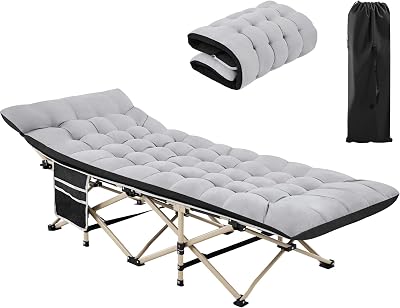 Yaheetech Opvouwbaar campingbed met matras - outlet/retourdeal