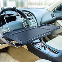 2 in 1 Auto Stuurwiel Tray/Achterbank Hoofdsteun Lade Voor Eten Eten - outlet/retourdeal