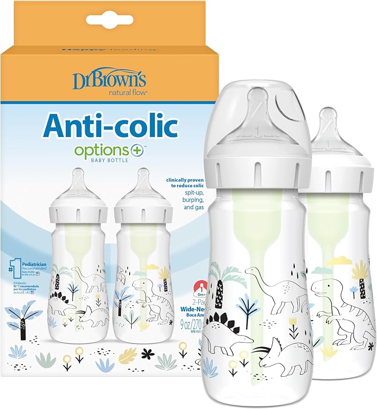 Dr. Brown's Natural Flow Anti-Colic Options+ Flessen met brede hals - outlet/retourdeal