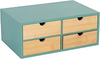 Relaxdays bureau-organizer met 4 laden - outlet/retourdeal