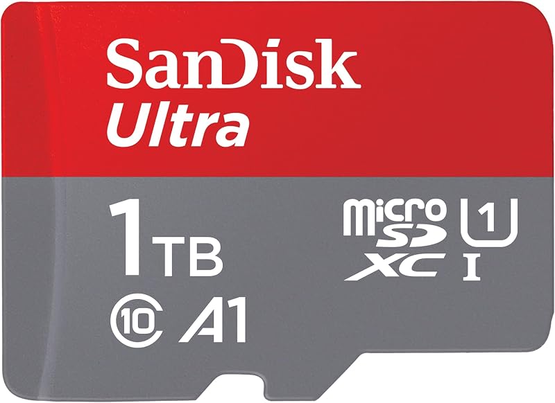 SanDisk Ultra Android MicroSDXC UHS-I-Kaart 1 TB + SD-Adapter (Voor - outlet/retourdeal