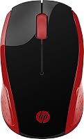 HP 200 Draadloze Muis (Wireless USB) Rood - outlet/retourdeal