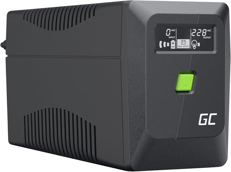 Green Cell RTII UPS Rack Online 650VA 360W met LCD-Display - outlet/retourdeal