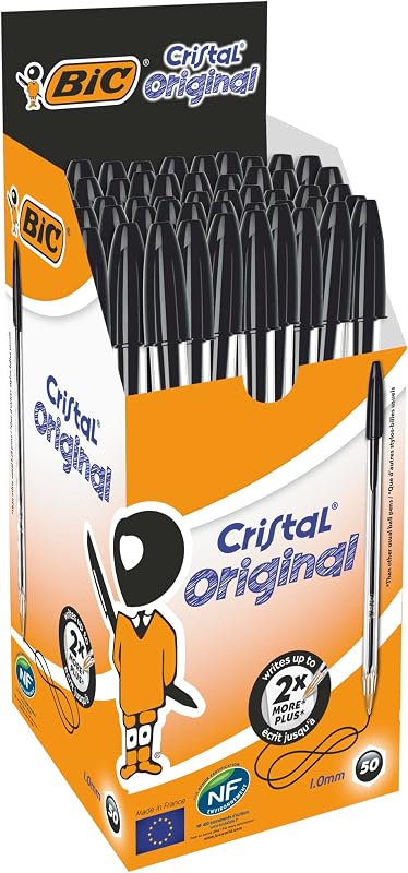 Bic Cristal Pennen Zwart Doos - outlet/retourdeal