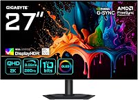 GIGABYTE MO27Q28G Gaming Monitor OLED 27 inch QHD - outlet/retourdeal