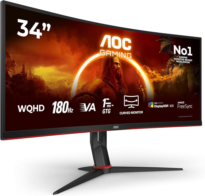 AOC G2 CU34G2XP/BK écran plat de PC 86 - outlet/retourdeal