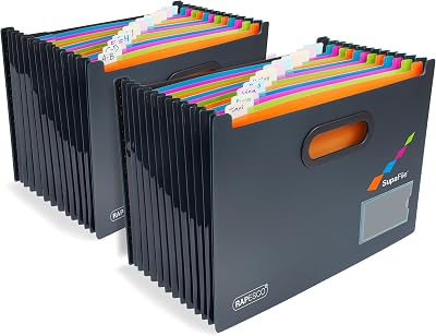 Rapesco 1729 SupaFile Uitvouwbare Sorteermappen met 13 Vakken - outlet/retourdeal