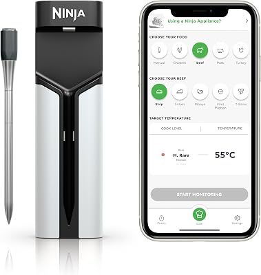 Ninja ProChef Draadloze Vleesthermometer Voor Binnen en Buiten - outlet/retourdeal