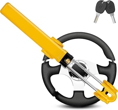 GADLANE Twin Bar Stuurslot Hoge Zichtbaarheid Autoslot Anti-Diefstal - outlet/retourdeal