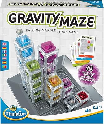 ThinkFun Gravity Maze Falling Marble Challenge Logic Brain Game and - outlet/retourdeal
