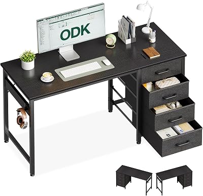 ODK Bureau met 4 laden 120 x 48 x 75 - outlet/retourdeal