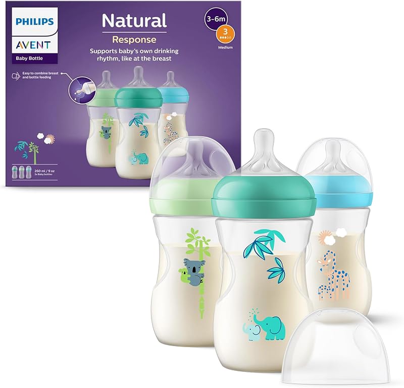 Philips Avent Natural Response-babyfles van 260 ml met speen voor - outlet/retourdeal