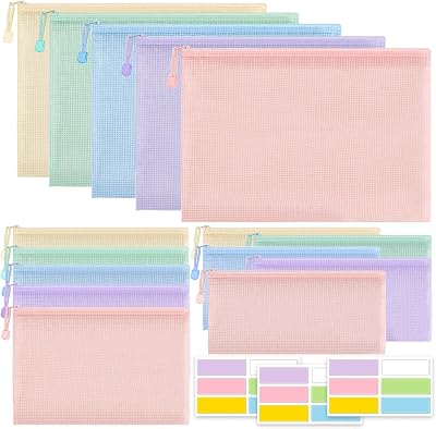 15 stuks documentenmap met ritssluiting A4 A5 A6 - outlet/retourdeal