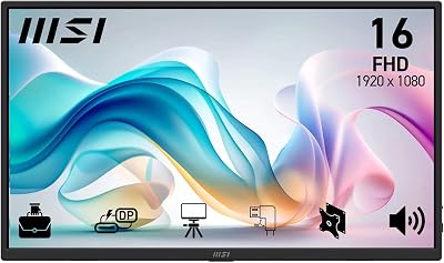 MSI Pro MP165 E6 draagbaar display 15 - onbeschadigd — outlet/retourdeal
