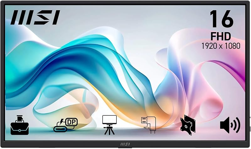 MSI Pro MP165 E6 draagbaar display 15 - onbeschadigd — outlet/retourdeal