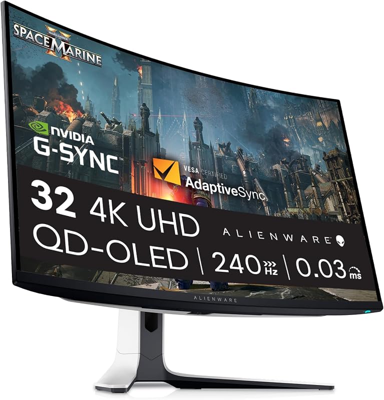 Alienware AW3225QF 32" 4K UHD (3840x2160) 1700R Gebogen Gaming Monitor - outlet/retourdeal