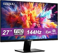 27 Inch Computer Monitor PC Gaming Monitors 144Hz - outlet/retourdeal