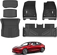 3W Vloermatten en kofferbakvoeringen geschikt voor Tesla Model 3 2024 - outlet/retourdeal
