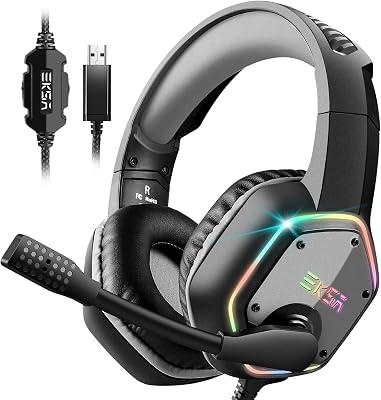 EKSA E1000 USB-gaming-headset voor pc - outlet/retourdeal
