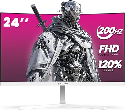 CRUA 24 inch Curved Gaming Monitor - outlet/retourdeal
